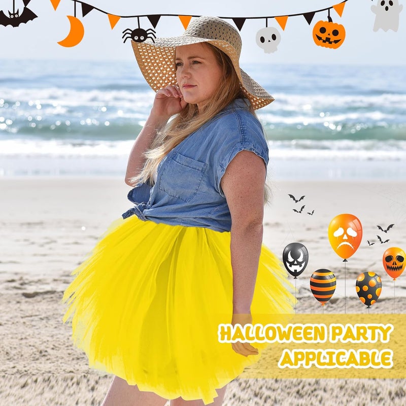 Fynnsure 5 Layers Plus Size Tutu Skirts for Women Extra Large Tulle Skirt 80s Adult Tutu Skirts Tutus Halloween Costumes - Image 5